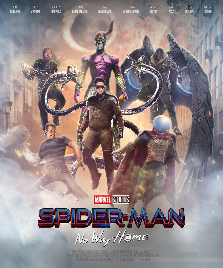 I Created 19 Posters Of The Spider-Man No Way Home Movie