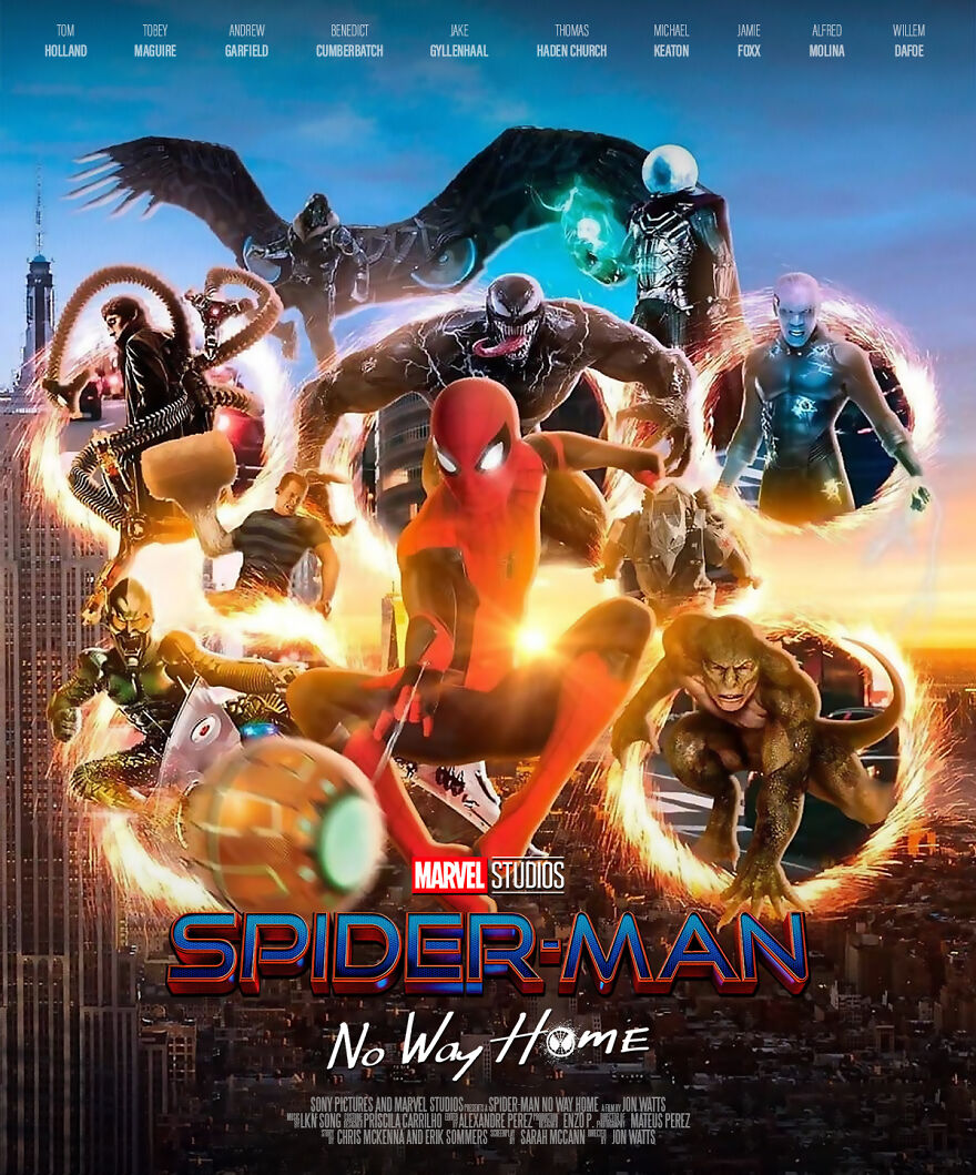I Created 19 Posters Of The Spider-Man No Way Home Movie