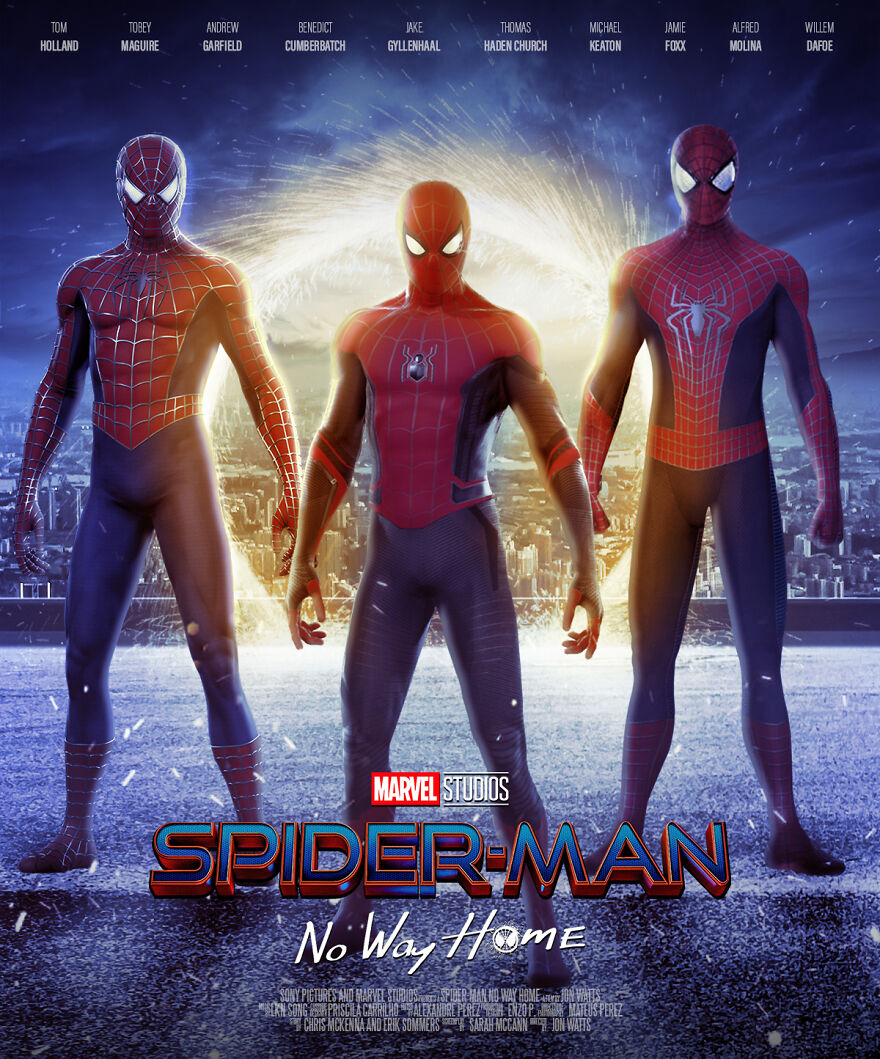 I Created 19 Posters Of The Spider-Man No Way Home Movie