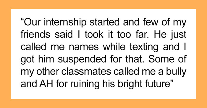 This Student Asks People Online If She Ruined Her Classmate’s Career By Reporting Him For His Aggressive Behavior