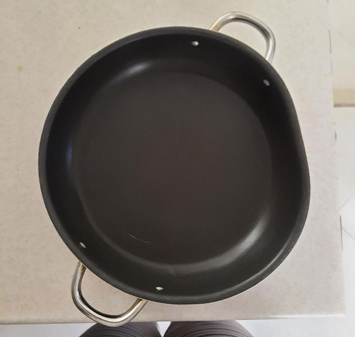 That's Why I Never Ask My Husband To Help Me With The Dishes. It Was My Only Frying Pan