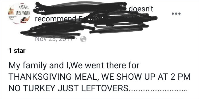 I Work At A Church, This Is An Old Review On Our Facebook Page