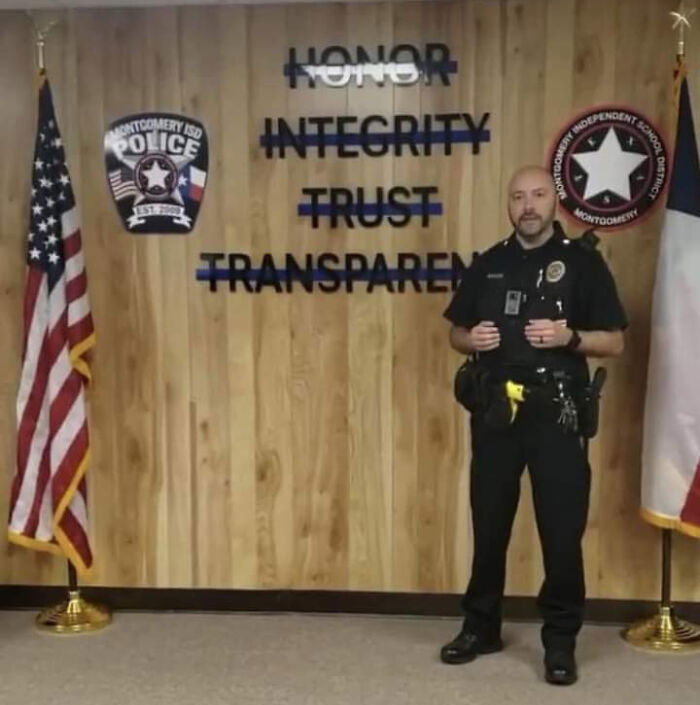 To Make A Positive Statement About Law Enforcement