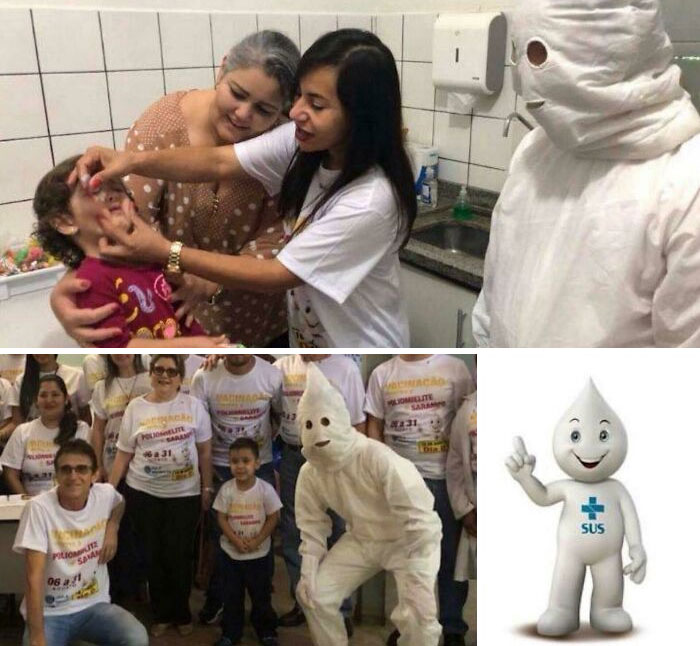 At Making A Mascot For Vaccines In Brazil