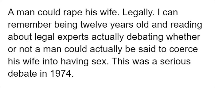 “People Now Do Not Realize What It Was Like Then”: Tumblr User Lists What Things Weren't Legal For Women In The 1960s “People Now Do Not Realize What It Was Like Then”: Tumblr User Lists What Things Weren't Legal For Women In The 1960s