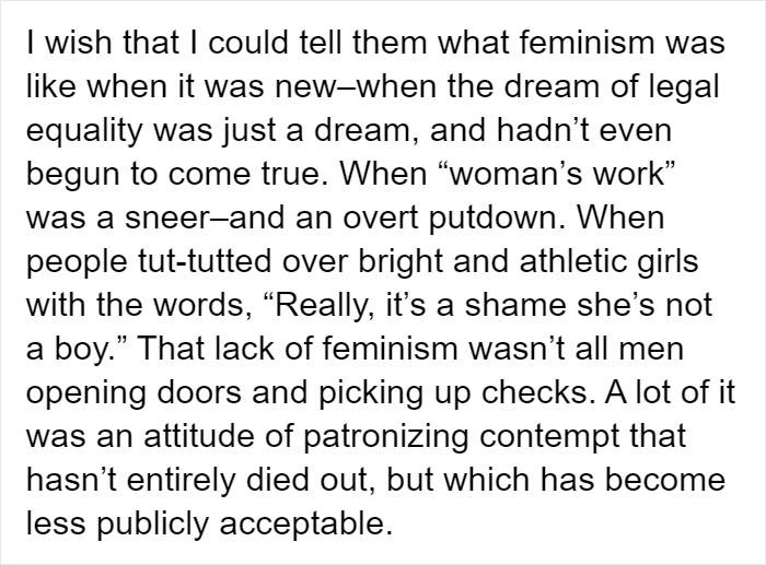 “People Now Do Not Realize What It Was Like Then”: Tumblr User Lists What Things Weren't Legal For Women In The 1960s “People Now Do Not Realize What It Was Like Then”: Tumblr User Lists What Things Weren't Legal For Women In The 1960s