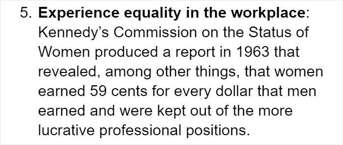 “People Now Do Not Realize What It Was Like Then”: Tumblr User Lists What Things Weren't Legal For Women In The 1960s “People Now Do Not Realize What It Was Like Then”: Tumblr User Lists What Things Weren't Legal For Women In The 1960s