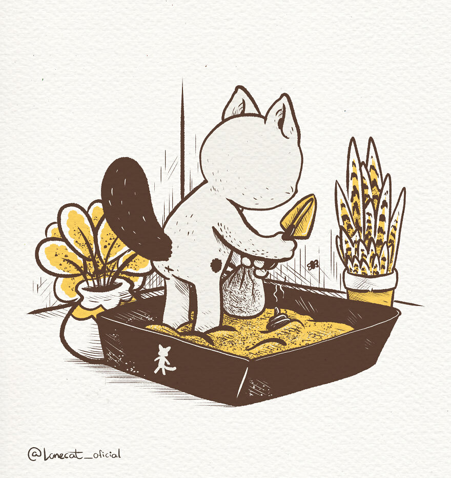 I Created Lonecat A Character To Help Me To Deal With My Fear Of People's Judgment.