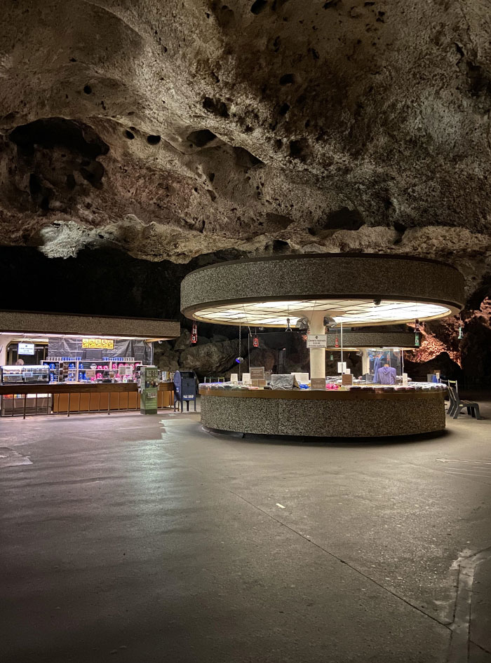 Bar en el parque nacional de las cavernas Carlsbad