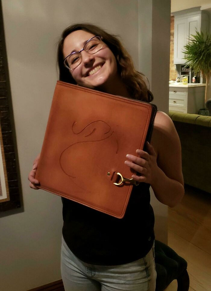 My Boyfriend Made Me My Very Own Portfolio Binder To Help Motivate My Career In Art For Valentine’s Day. I Almost Threw Up I’m So Happy