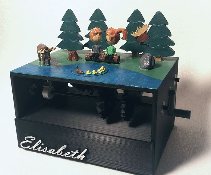 My Long-Distance Girlfriend Loves The Outdoors, So For Her Birthday, I Made Her An Automata