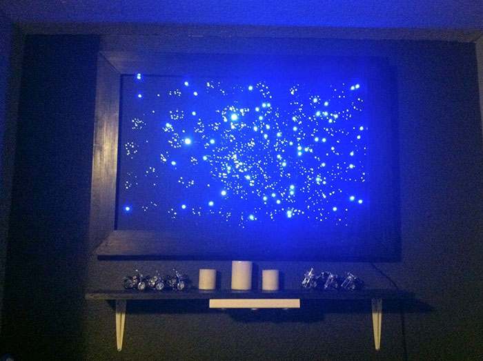 My Boyfriend Made This Light-Up Star Map For Me, And It's Easily The Best Present I've Ever Gotten