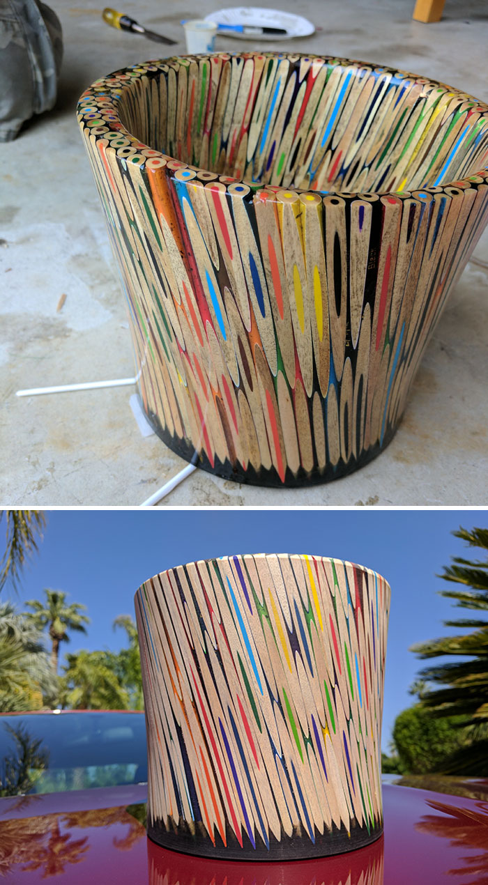 Colored Pencil Mother's Day Popcorn Bowl For My Wife