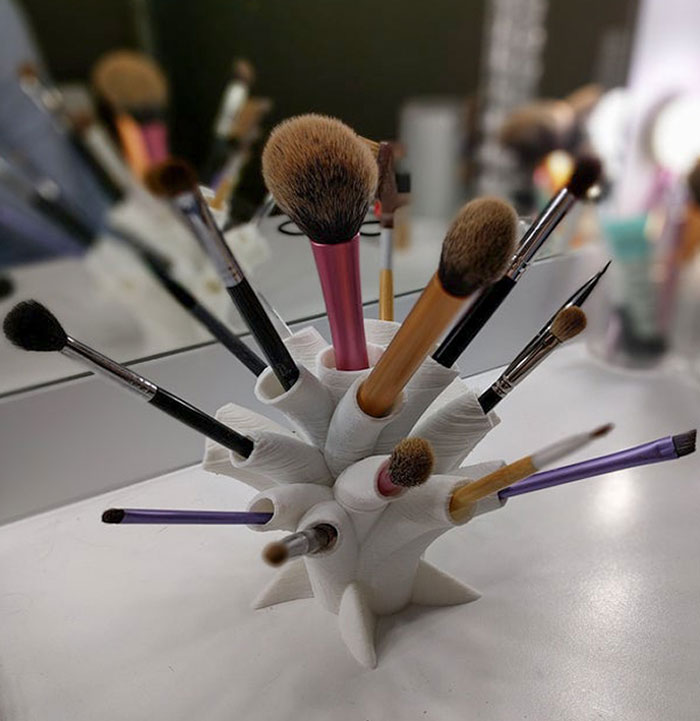 When He 3D Prints You A Brush Stand He's A Keeper