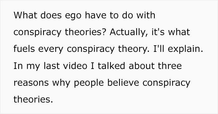Psychology Educator Gives 4 Reasons Explaining Why People Fall For Conspiracy Theories Psychology Educator Gives 4 Reasons Explaining Why People Fall For Conspiracy Theories