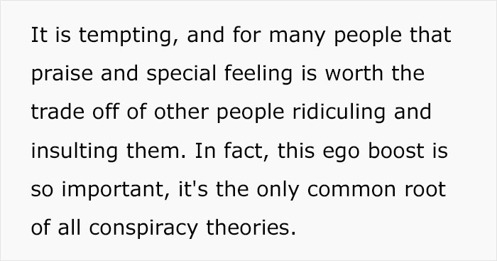 Psychology Educator Gives 4 Reasons Explaining Why People Fall For Conspiracy Theories