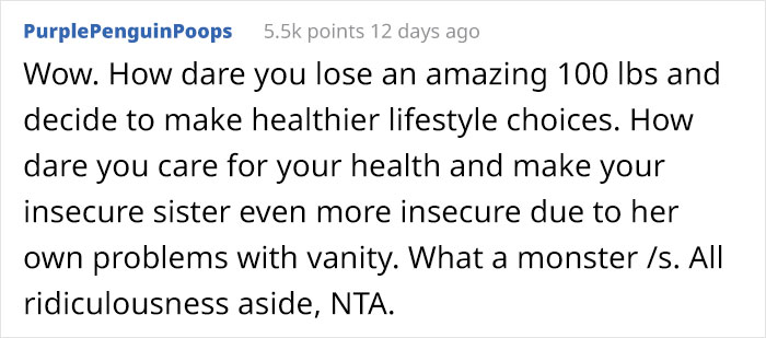 "I've Always Been The 'Fat Sister':" Woman Loses A Lot Of Weight Before Sister's Wedding, Bride Freaks Out "I've Always Been The 'Fat Sister':" Woman Loses A Lot Of Weight Before Sister's Wedding, Bride Freaks Out