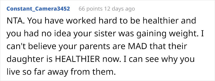 "I've Always Been The 'Fat Sister':" Woman Loses A Lot Of Weight Before Sister's Wedding, Bride Freaks Out "I've Always Been The 'Fat Sister':" Woman Loses A Lot Of Weight Before Sister's Wedding, Bride Freaks Out