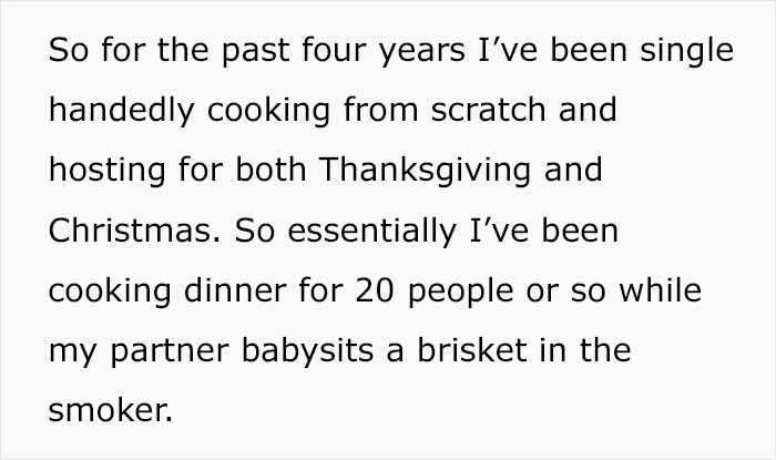 Woman Refuses To Single-Handedly Host Thanksgiving And Christmas For 20+ People For The 4th Year In A Row, Fiancé Gets Furious Woman Refuses To Single-Handedly Host Thanksgiving And Christmas For 20+ People For The 4th Year In A Row, Fiancé Gets Furious