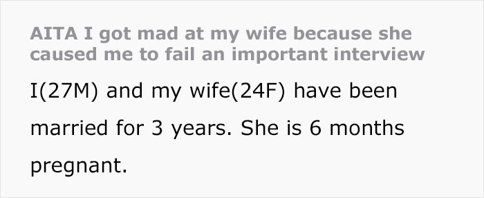 After His Pregnant Wife Ruined 5 Job Interviews For Him, Husband Puts His Foot Down And Says She’ll Have To Get Back To Work After Giving Birth After His Pregnant Wife Ruined 5 Job Interviews For Him, Husband Puts His Foot Down And Says She’ll Have To Get Back To Work After Giving Birth