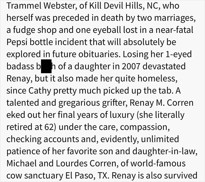 People Are Cracking Up Over This Hilariously Savage Obituary Gay Son Wrote For His Mother People Are Cracking Up Over This Hilariously Savage Obituary Gay Son Wrote For His Mother