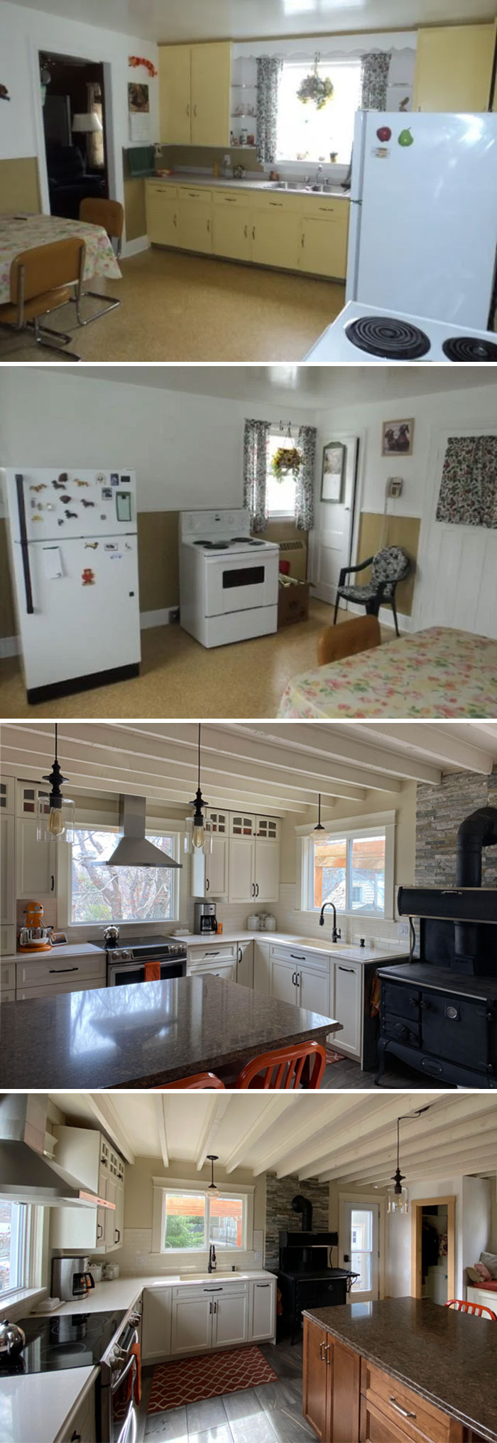 Efore And After - Kitchen Reno In Our 100+ Year Old Home
