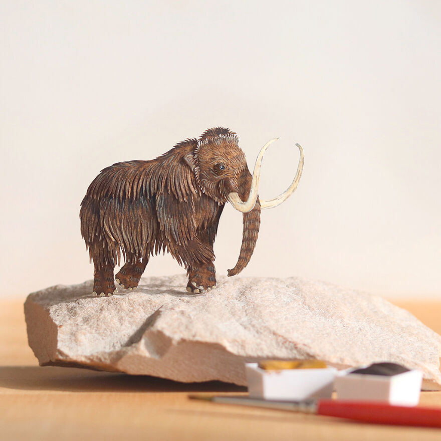 I Created Miniature Paper Cut Artworks Every Day For 1000 Days To Create Awareness About Wildlife I Created Miniature Paper Cut Artworks Every Day For 1000 Days To Create Awareness About Wildlife