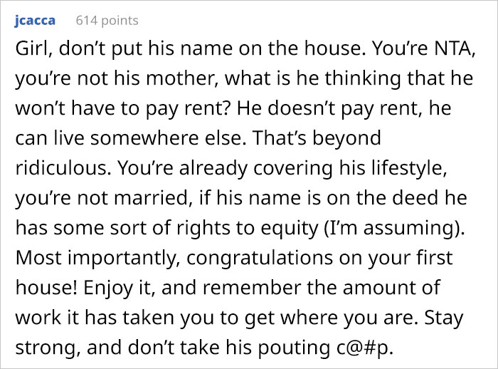 “He Hasn’t Talked To Me For 3 Days Now”: Boyfriend Upset His Name Won’t Be On House His GF Is Buying For Them “He Hasn’t Talked To Me For 3 Days Now”: Boyfriend Upset His Name Won’t Be On House His GF Is Buying For Them