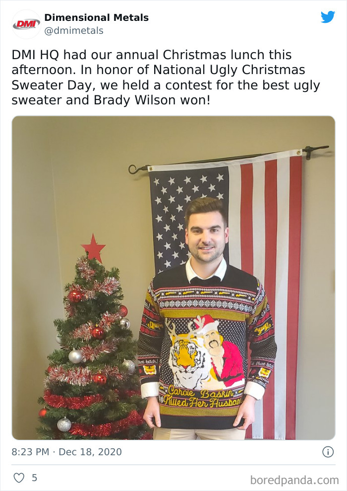 Tiger King Christmas Sweater