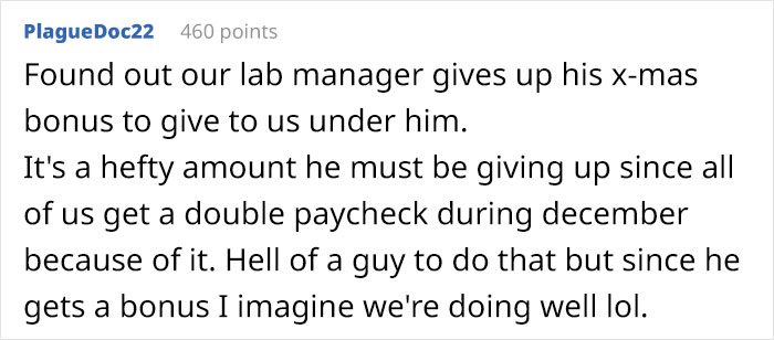 Folks Online Share Similar Stories After Guy Tells How He Understood His ‘Cheap’ $15 Company Christmas Gifts Were Actually Bought By Manager Folks Online Share Similar Stories After Guy Tells How He Understood His ‘Cheap’ $15 Company Christmas Gifts Were Actually Bought By Manager