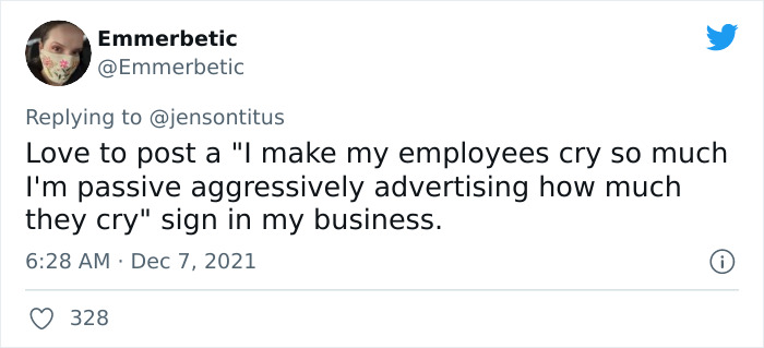 This Company Got Roasted For Posting An Insensitive Sign About Hiring An Employee Who "Doesn't Cry"