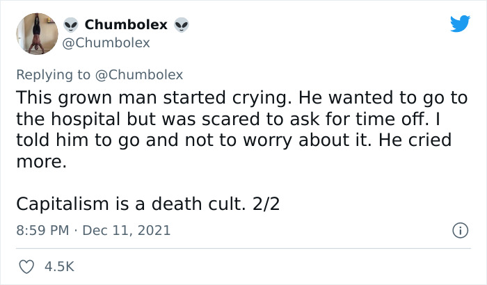 This Supervisor Shared How He Made His Limping Employee Cry By Offering Him Time Off To Get His Leg Checked, Starting A Discussion Online This Supervisor Shared How He Made His Limping Employee Cry By Offering Him Time Off To Get His Leg Checked, Starting A Discussion Online