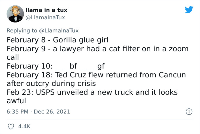 Twitter User Recaps 2021, Reminds Us Just How Crazy This Year Was Twitter User Recaps 2021, Reminds Us Just How Crazy This Year Was