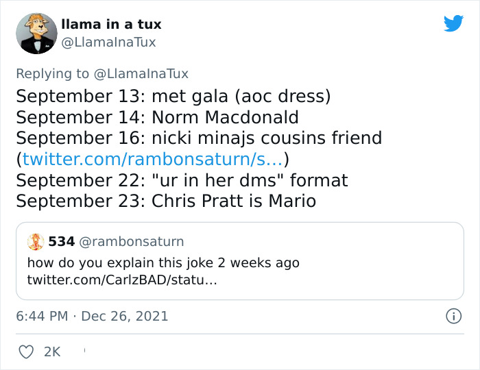 Twitter User Recaps 2021, Reminds Us Just How Crazy This Year Was Twitter User Recaps 2021, Reminds Us Just How Crazy This Year Was