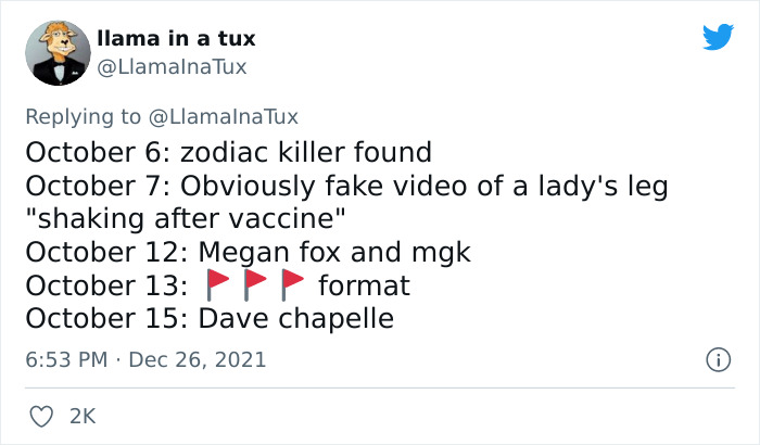 Twitter User Recaps 2021, Reminds Us Just How Crazy This Year Was Twitter User Recaps 2021, Reminds Us Just How Crazy This Year Was