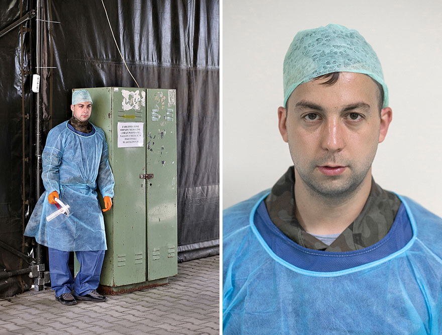 Jacek - Soldier, Volunteer Smear Collection Point