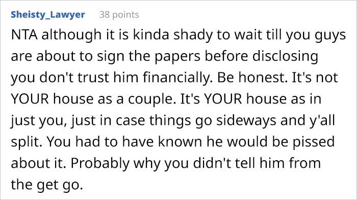 “He Hasn’t Talked To Me For 3 Days Now”: Boyfriend Upset His Name Won’t Be On House His GF Is Buying For Them “He Hasn’t Talked To Me For 3 Days Now”: Boyfriend Upset His Name Won’t Be On House His GF Is Buying For Them
