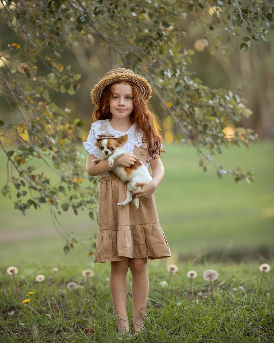 I Photograph The Magical Bond Between My Redhead Daughter And Animals