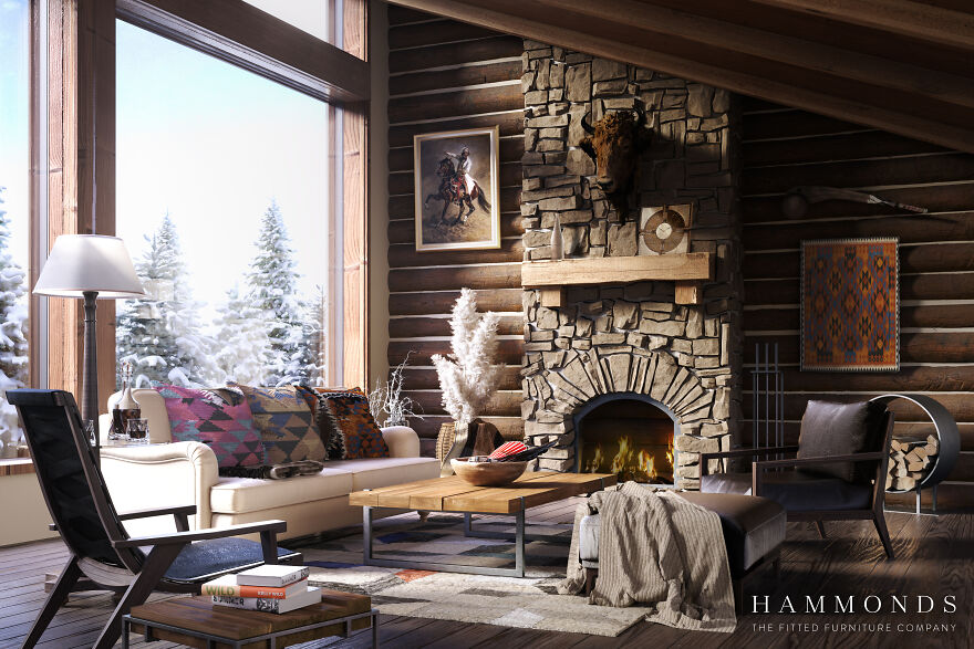 Designer Visualises Travel-Inspired Living Rooms From Around The World Designer Visualises Travel-Inspired Living Rooms From Around The World