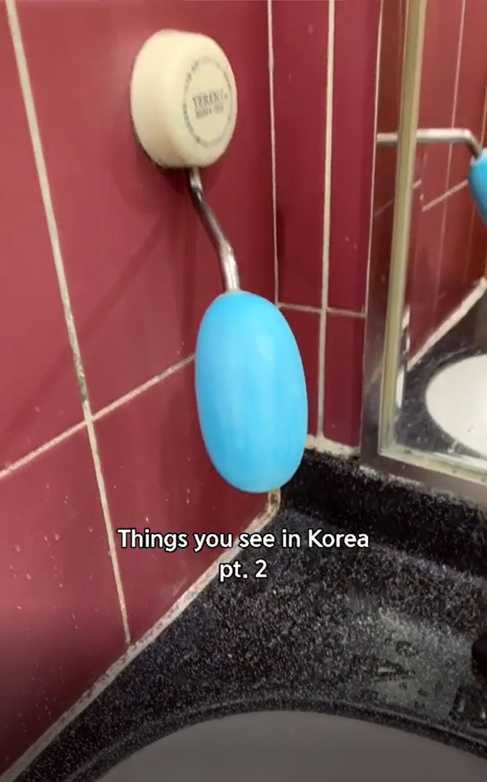 Korean Public Bathrooms Often Have Bar Soap Only