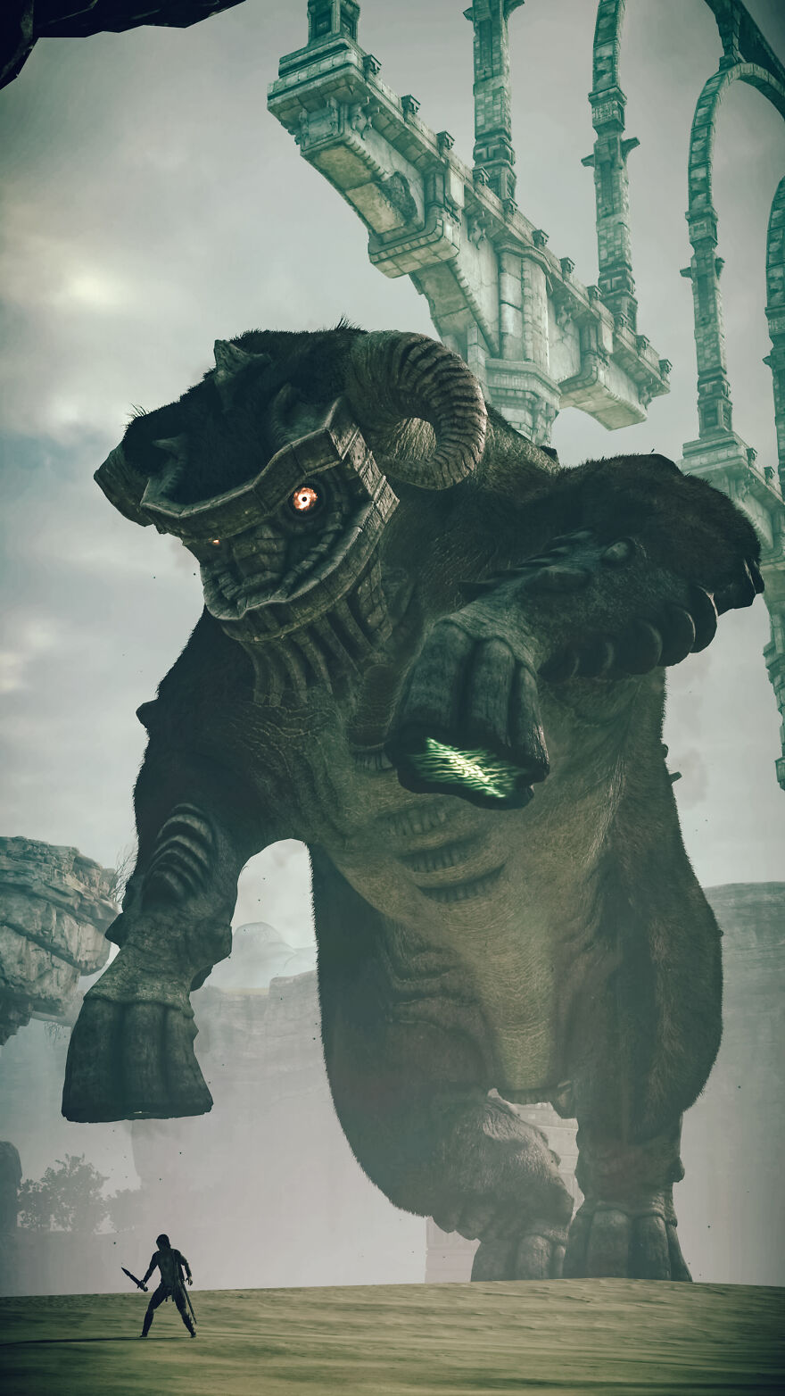 Professional Photographer With Time On His Hands At The Corona Disaster Captures In-Game Photography Of "Shadow Of The Colossus" Seriously.