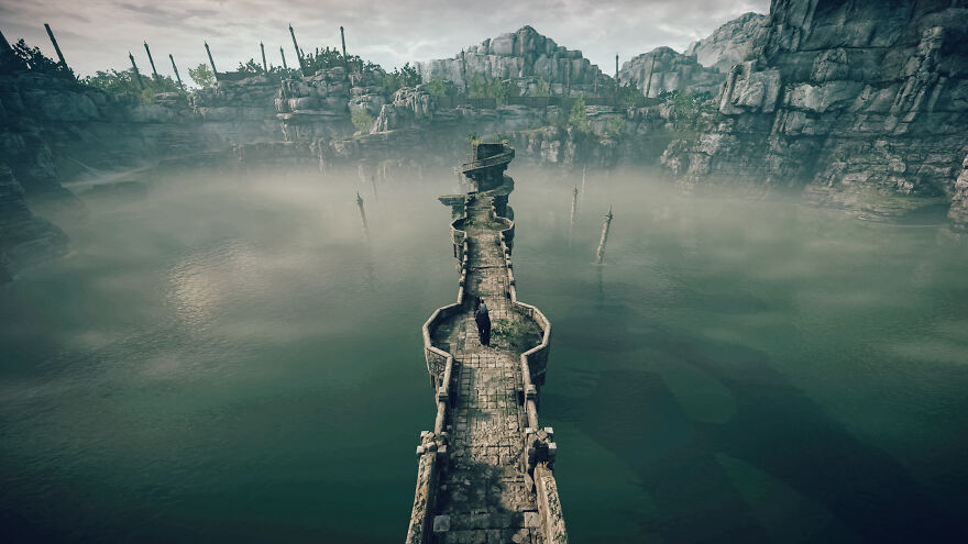 Professional Photographer With Time On His Hands At The Corona Disaster Captures In-Game Photography Of "Shadow Of The Colossus" Seriously.