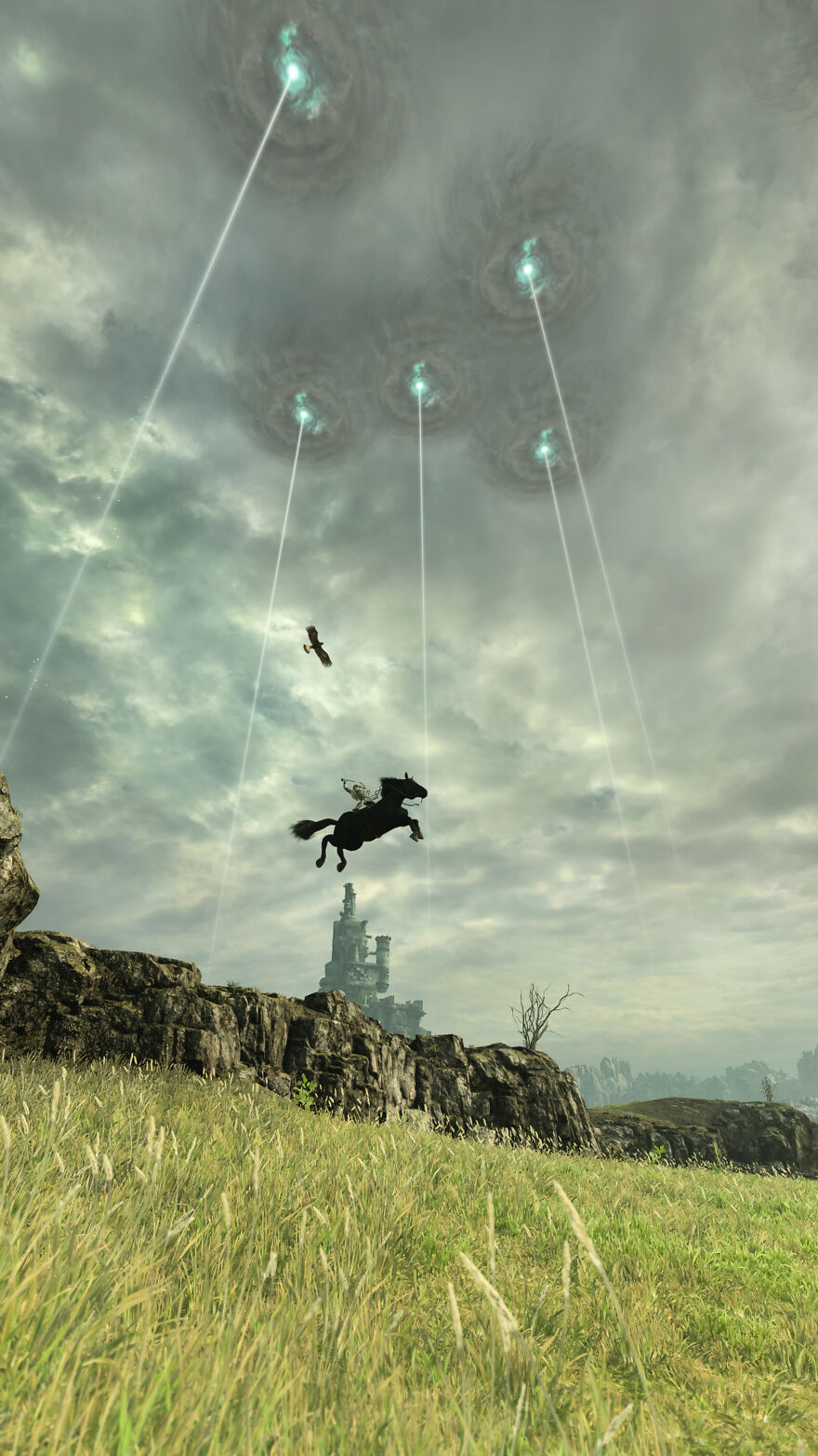 Professional Photographer With Time On His Hands At The Corona Disaster Captures In-Game Photography Of "Shadow Of The Colossus" Seriously.