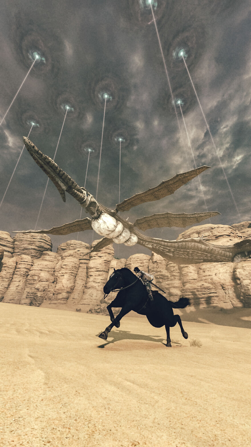 Professional Photographer With Time On His Hands At The Corona Disaster Captures In-Game Photography Of "Shadow Of The Colossus" Seriously.