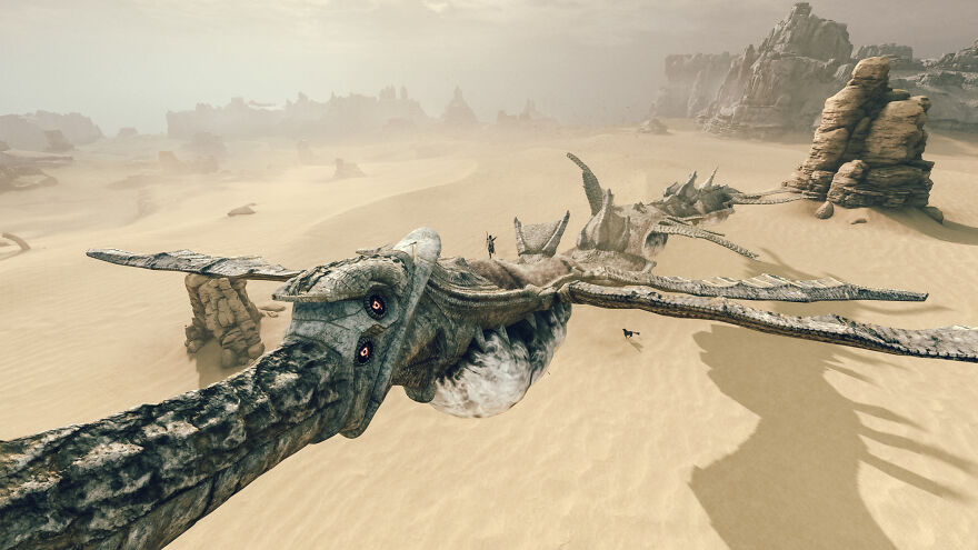 Professional Photographer With Time On His Hands At The Corona Disaster Captures In-Game Photography Of "Shadow Of The Colossus" Seriously.