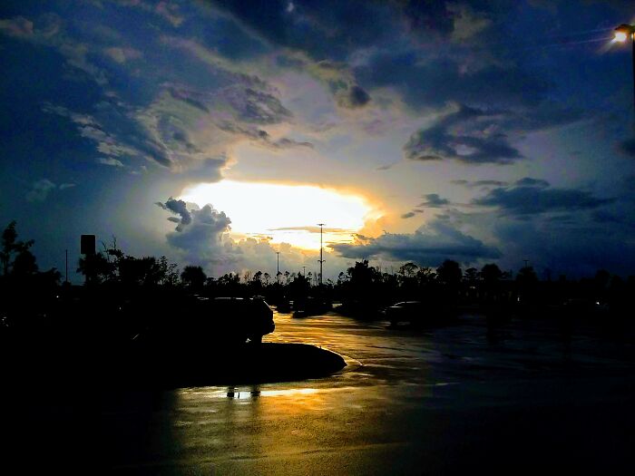 Magical Hole In The Sky At A Wal-Mart Parking Lot