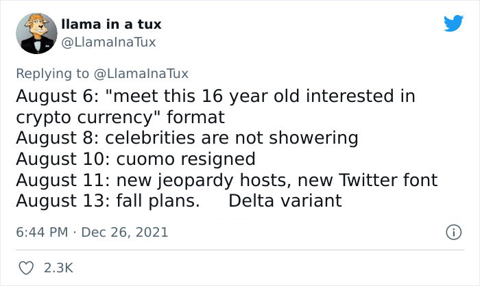 Twitter User Recaps 2021, Reminds Us Just How Crazy This Year Was Twitter User Recaps 2021, Reminds Us Just How Crazy This Year Was