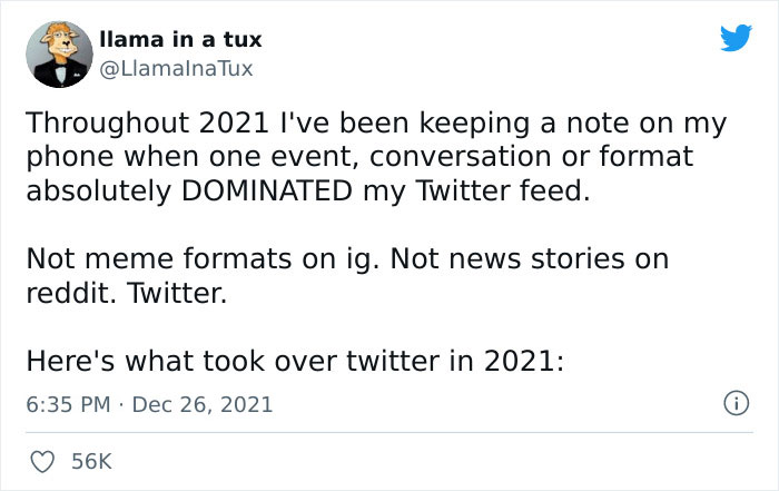 Twitter User Recaps 2021, Reminds Us Just How Crazy This Year Was
