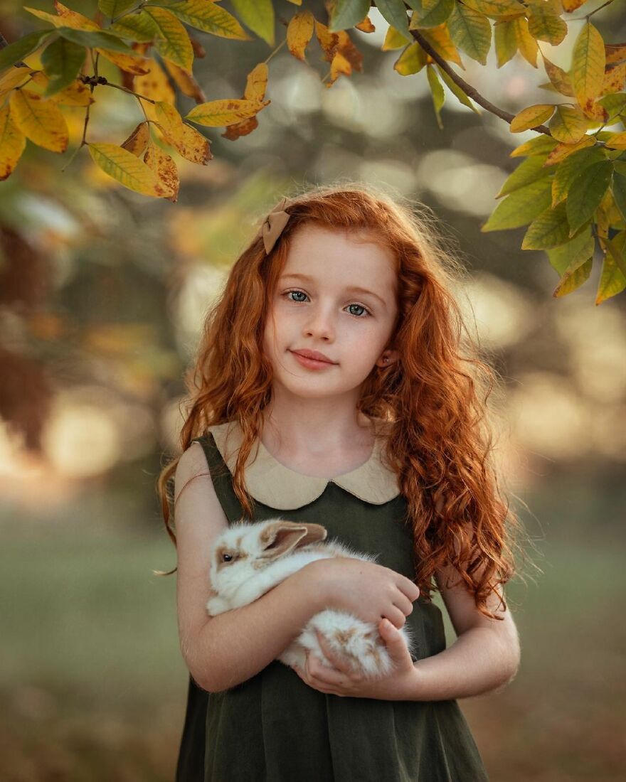 I Photograph The Magical Bond Between My Redhead Daughter And Animals
