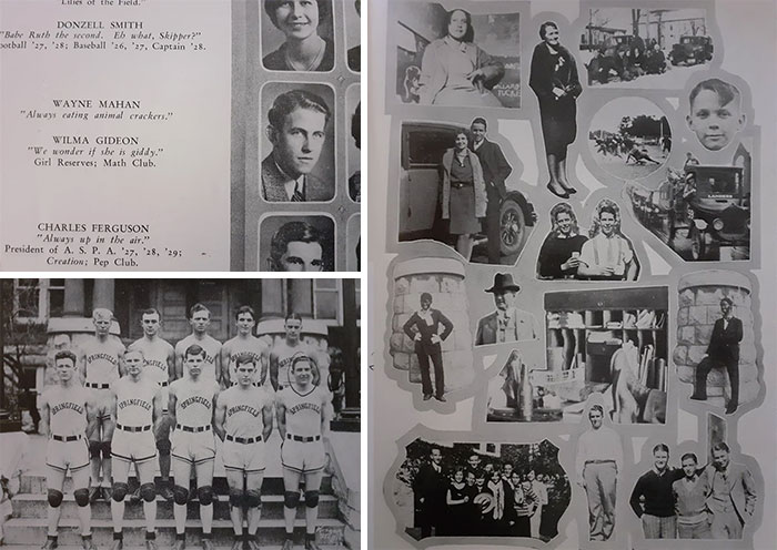Yearbook From 1929. The Way High Schoolers Were.